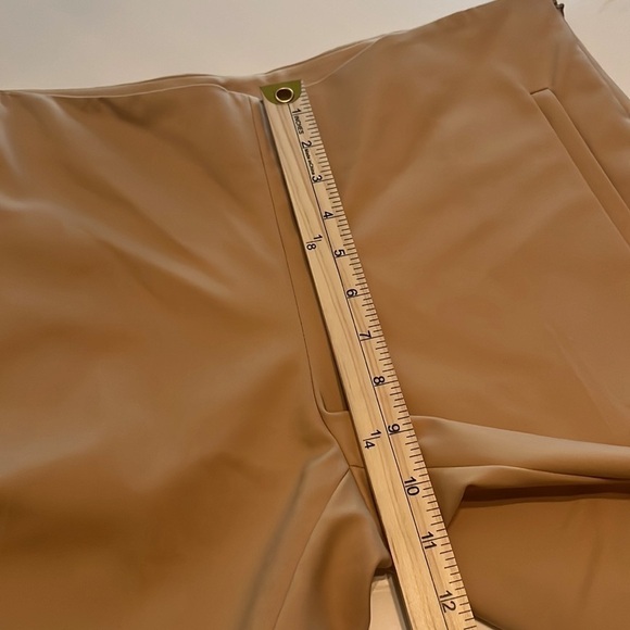 NWOT DS by Debbie Shuchat Women's Tan Mid Rise Cropped Casual Pants Size 10 - Picture 4 of 11